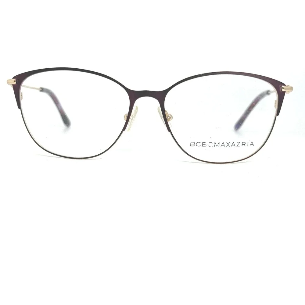 BCBGMAXAZRIA‎ Women Gold Metal Purple Gradient Cat Eye Eyeglasses Frames 21362